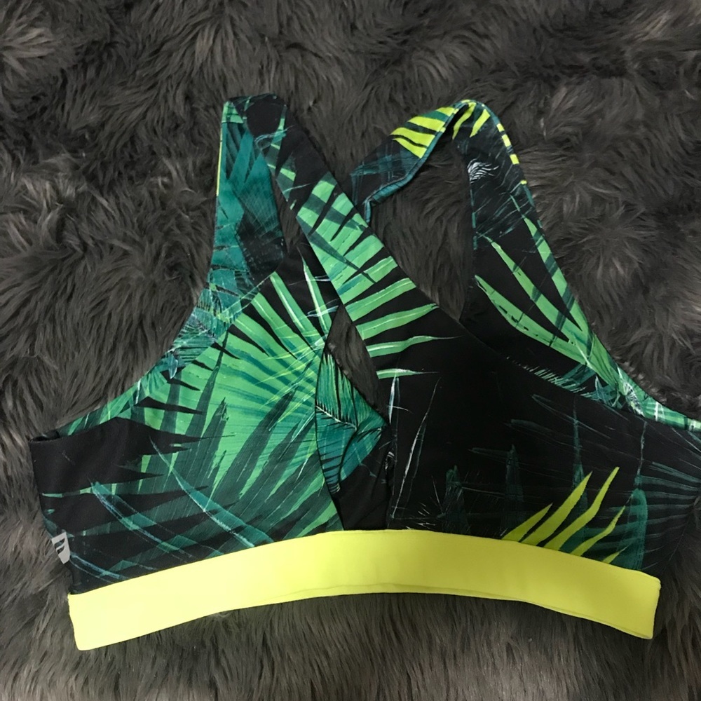 Fabletics Jungle Print Sports Bra - Picture 2 of 2